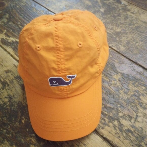 Vineyard Vines Orange Nylon Hat – Adjustable - Picture 1 of 4